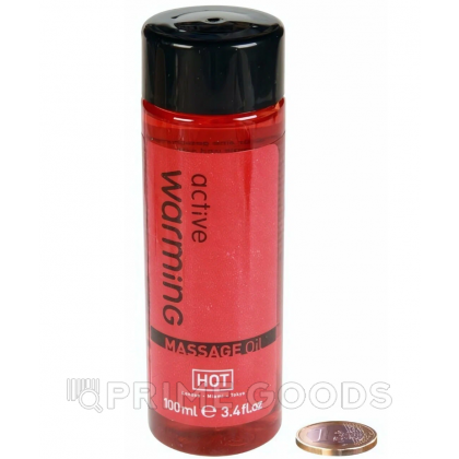 Массажное масло Active warming разогревающее, 100 мл от sex shop primegoods фото 3