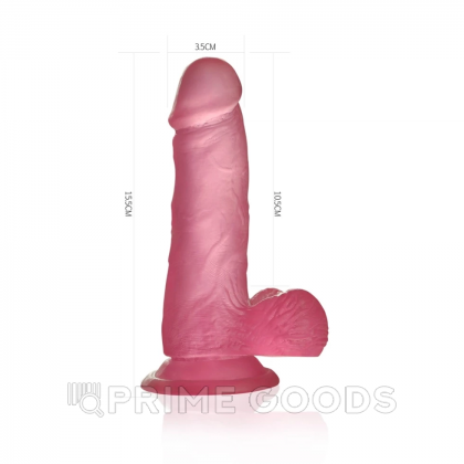 Фаллоимитатор - Crystal Dildo Small Lovetoy (15*3.5) розовый от sex shop primegoods фото 3