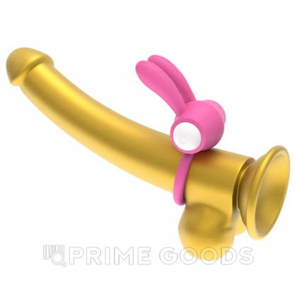Эрекционное виброкольцо Power Rabbit clit cockring (розовое) от sex shop primegoods фото 4
