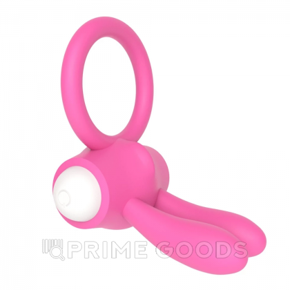 Эрекционное виброкольцо Power Rabbit clit cockring (розовое) от sex shop primegoods фото 6