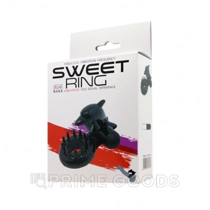 Эрекционное виброкольцо Sweet Ring дельфин от sex shop primegoods