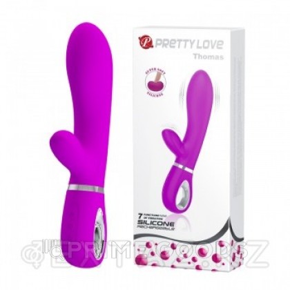 Вибратор со стимулятором клитора Pretty Love Thomas, фиолетовый от sex shop primegoods фото 2