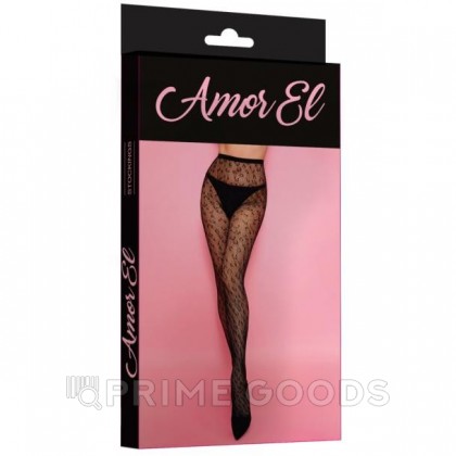 Колготы c леопардовым рисунком Amor EL от sex shop primegoods фото 4