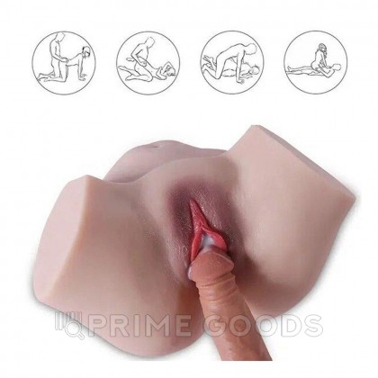 Реалистичный двойной мастурбатор от sex shop primegoods фото 6