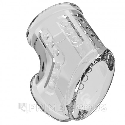 Насадка на пенис и мошонку Pretty love, прозрачная от sex shop primegoods