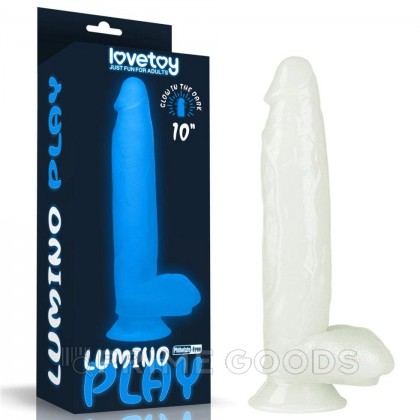 Фаллоимитатор Lovetoy Lumino Play (26×5 см) светящийся в темноте от sex shop primegoods