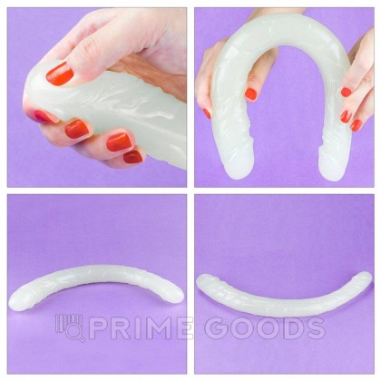 Двусторонний фаллоимитатор Lovetoy Lumino Play (37×3–3,8 см) от sex shop primegoods фото 2