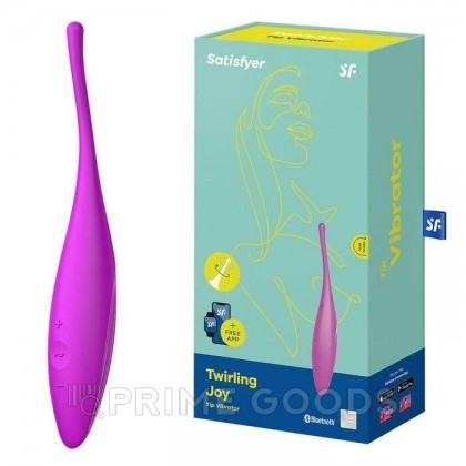 Вибратор для клитора Satisfyer Twirling Joy fuchsia от sex shop primegoods