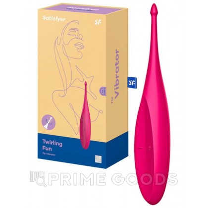 Вибратор для клитора Satisfyer Twirling Fun magenta от sex shop primegoods фото 7