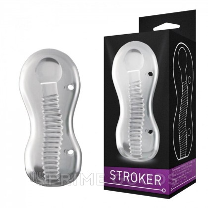Мастурбатор двухсторонний STROKER 5 прозрачный (13*6 см.) от sex shop primegoods