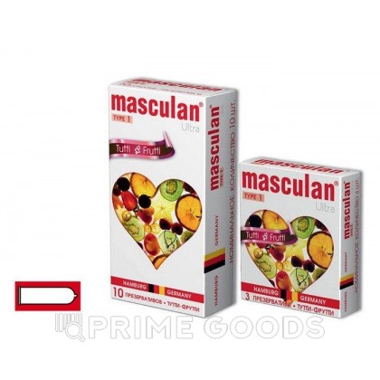 Презервативы MASCULAN 1 ULTRA тутти-фрутти (3 шт.) от sex shop primegoods