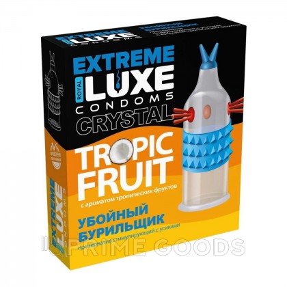 Презерватив LUXE EXTREME Убойный бурильщик (ТРОПИЧЕСКИЕ ФРУКТЫ) 1 шт. от sex shop primegoods