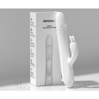 Вибратор, ротатор, пульсатор - DryWell Rabbit Pro от sex shop primegoods