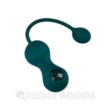 Тренажер Кегеля Magic Motion Crystal Duo темно-зеленый от sex shop primegoods фото 7