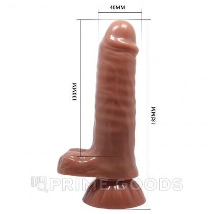 Реалистичный фаллоимитатор Beautiful Baron (18,5×4 см) от sex shop primegoods фото 5