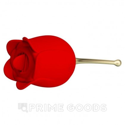 Клиторальный стимулятор с вибрацией Rose lover от sex shop primegoods фото 4