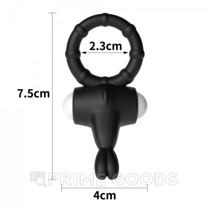 Эрекционное виброкольцо Thriller от Lovetoy (черное) от sex shop primegoods фото 2