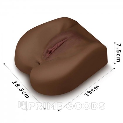 Двойной мастурбатор Streetgirl's Black № 1 (вагина+анус) от sex shop primegoods фото 4