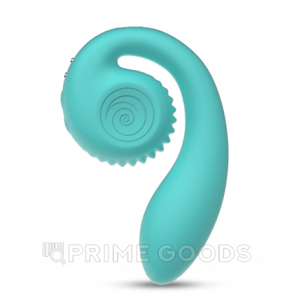 Двойной стимулятор точки G SVibe Snail GIZI цвет тиффани от sex shop primegoods