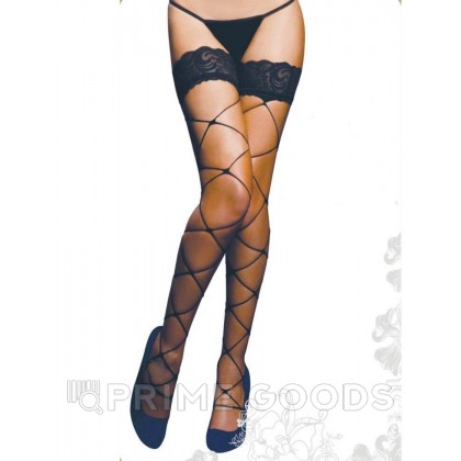 Чулки Black Net черные (XS-L) от sex shop primegoods