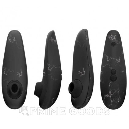 Бесконтактный клиторальный стимулятор Womanizer Marilyn Monroe Black Marble от sex shop primegoods фото 4