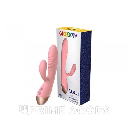 Вибратор-кролик Elali розовый от WOOOMY (18 *3 см.) от sex shop primegoods