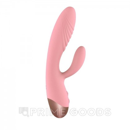 Вибратор-кролик Elali розовый от WOOOMY (18 *3 см.) от sex shop primegoods фото 3