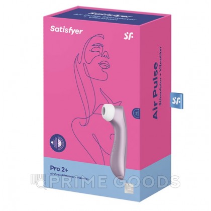 Вакуумно-волновой стимулятор Satisfyer Pro2 + Vibration лиловый от sex shop primegoods