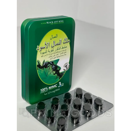 Черный муравей - витамин (12 таб, зел. коробка) от sex shop primegoods фото 2
