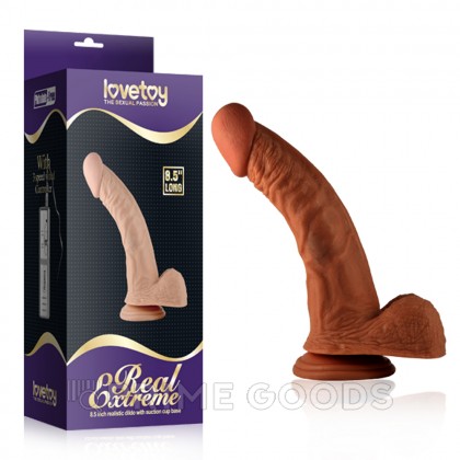 Фаллоимитатор Lovetoy (22×4,5 см) на присоске от sex shop primegoods фото 6