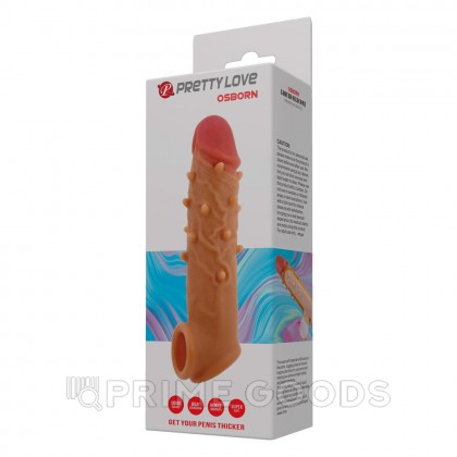 Насадка на пенис Osborn c креплением под мошонку от sex shop primegoods фото 5