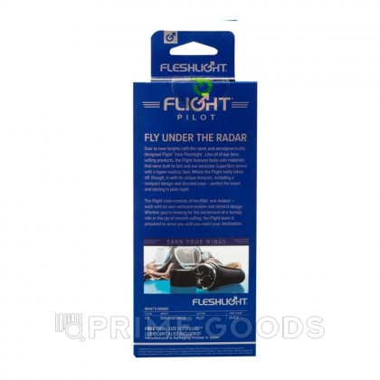 FLESHLIGHT Flight Мастурбатор Pilot, черный от sex shop primegoods фото 3
