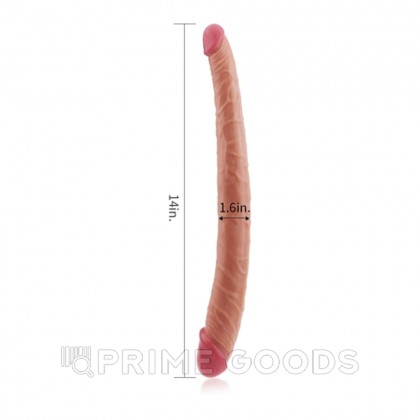 Двусторонний фаллоимитатор Lovetoy (36×3/4,5 см) от sex shop primegoods фото 2