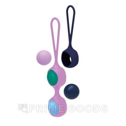 Вагинальный тренажер со сменными шариками Leset, многоцветный (LYRA) от sex shop primegoods