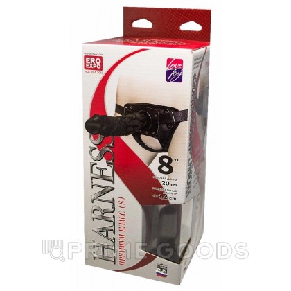 Пояс премиум класс (S) классический универсальный с 2 насадками от sex shop primegoods