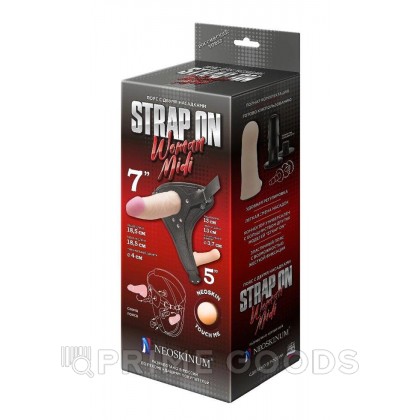 Пояс Woman Midi с 2 насадками от sex shop primegoods