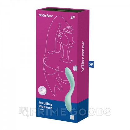 Вибратор с стимуляцией точки G Satisfyer Rrrolling Pleasure, ментоловый от sex shop primegoods фото 9