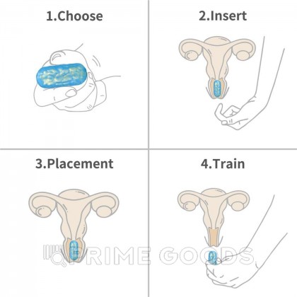 Тренажер для вагинальных мышц Ocean's Toner Egg 3 от sex shop primegoods фото 4