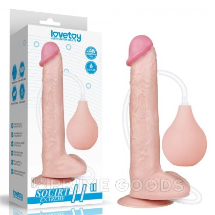Фаллоимитатор Lovetoy (28×4,8 см) с имитацией эякуляции от sex shop primegoods