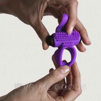 Виброкольцо эрекционное Adrien Lastic Bullet Lastic фиолетовое от sex shop primegoods фото 3