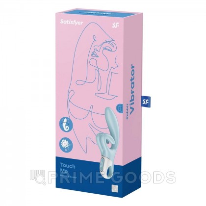 Вибратор-кролик Satisfyer Touch me голубой от sex shop primegoods фото 2