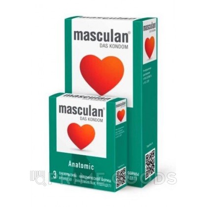 Презерватив Masculan Anatomic № 3 (Анатомической формы) от sex shop primegoods фото 3