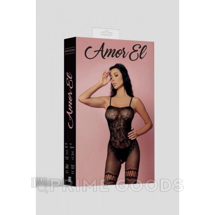 Кетсьюит (боди-комбинезон) Valencia XL/XXL черный от sex shop primegoods фото 2