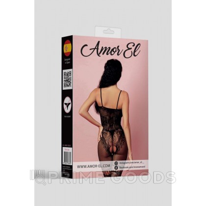 Кетсьюит (боди-комбинезон) Valencia XL/XXL черный от sex shop primegoods фото 3