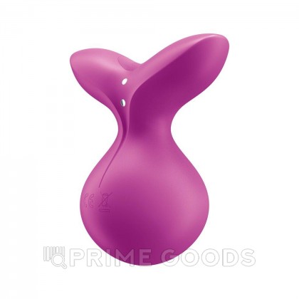Стимулятор клитора Satisfyer Viva la Vulva 3, фиолетовый от sex shop primegoods фото 7
