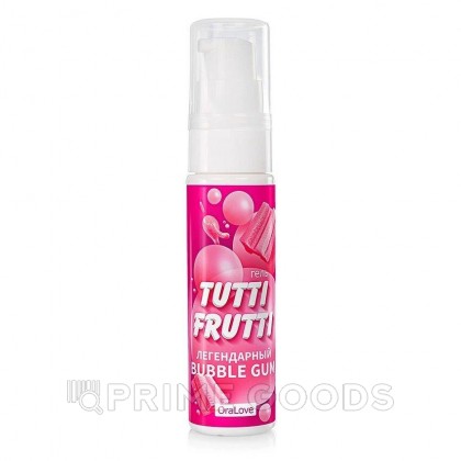 Интимный гель TUTTI-FRUTTI BUBBLE GUM 30 г. от sex shop primegoods
