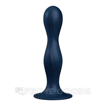 Утяжелённый фаллоимитатор Satisfyer Double Ball-R (17,9×3,4 см) синий от sex shop primegoods фото 4