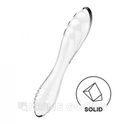 Стеклянный фаллоимитатор Satisfyer Dazzling Crystal (18,2×3,6 см) прозрачный от sex shop primegoods