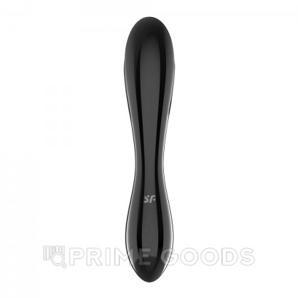 Стеклянный фаллоимитатор Satisfyer Dazzling Crystal (18,2×3,6 см), черный от sex shop primegoods фото 8