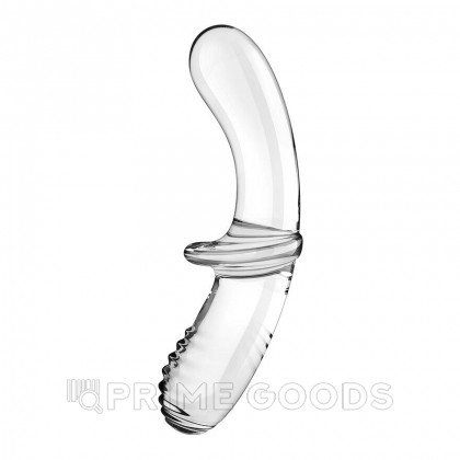 Стеклянный фаллоимитатор Satisfyer Double Crystal (20×5,5 см) прозрачный от sex shop primegoods фото 7